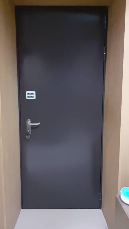 Наружная сторона двери (офисы, пер. Хользунова)