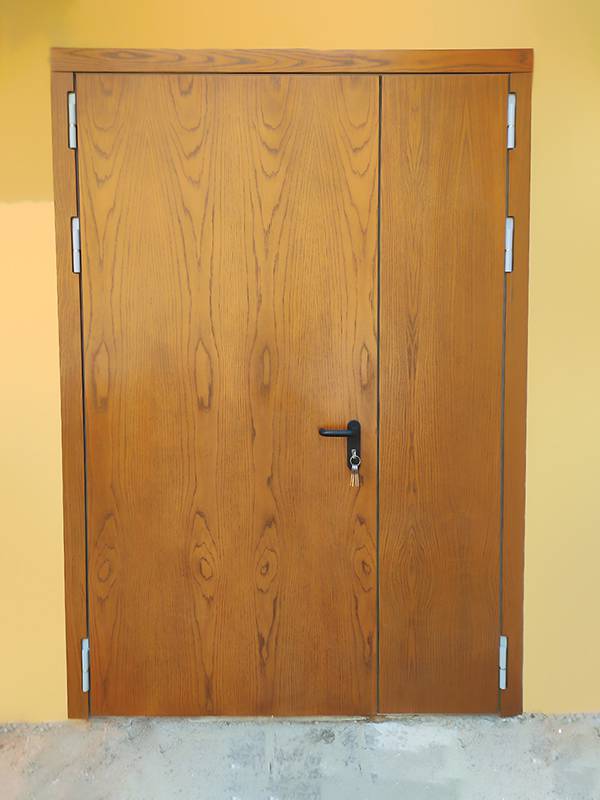 Полуторная дверь с отделкой МДФ Полуторная дверь с отделкой МДФ