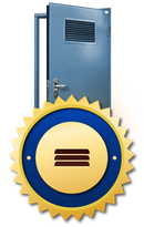 Вентиляционные жалюзийные решетки на противопожарные двери